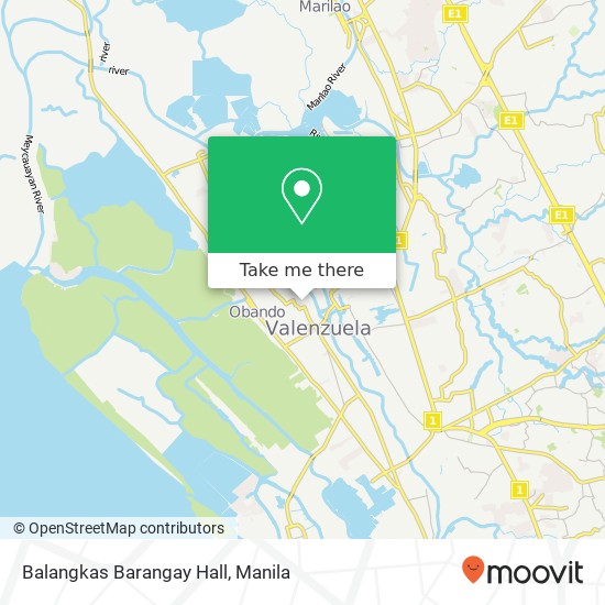 Balangkas Barangay Hall map
