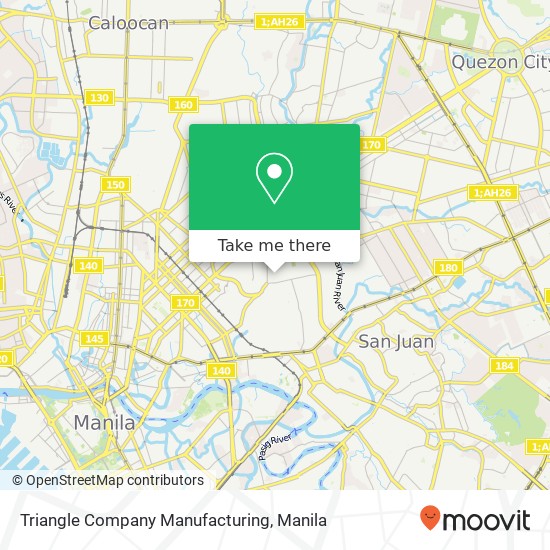 Triangle Company Manufacturing map