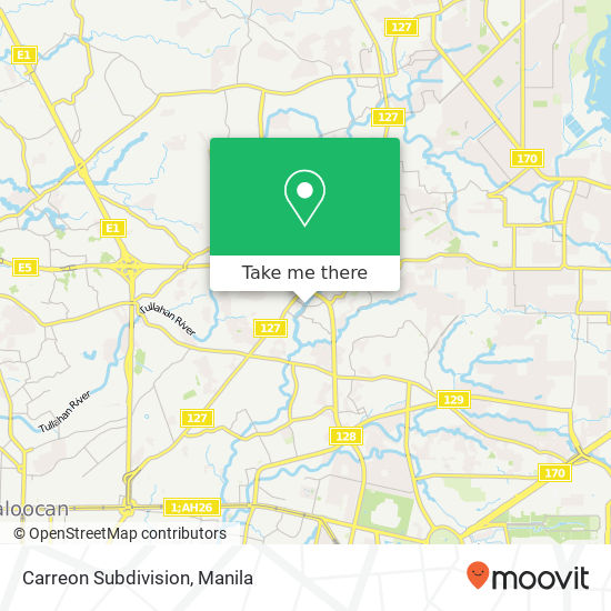 Carreon Subdivision map