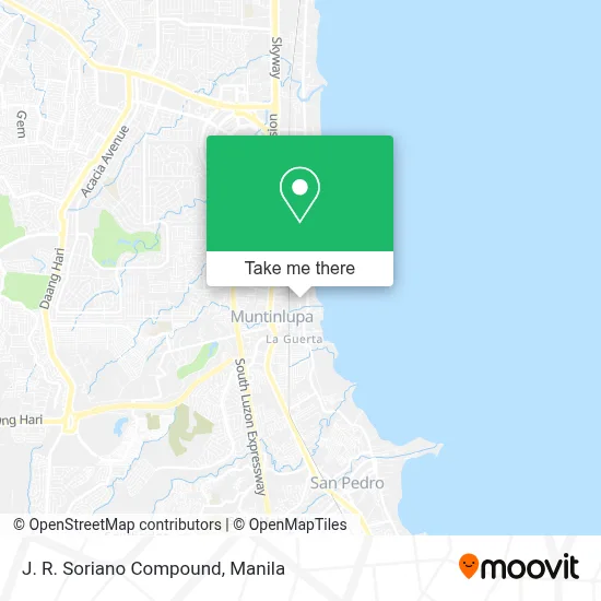 J. R. Soriano Compound map
