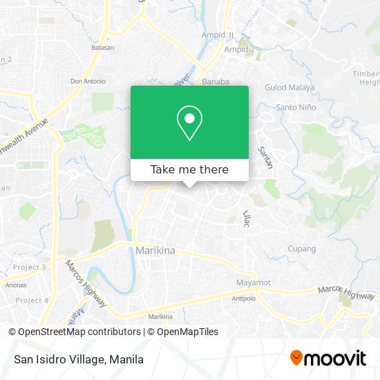 San Isidro Village map