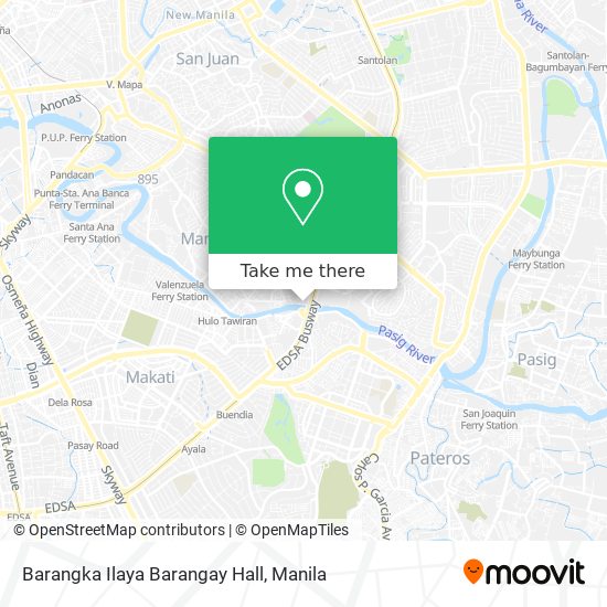 Barangka Ilaya Barangay Hall map