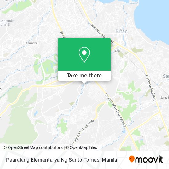 Paaralang Elementarya Ng Santo Tomas map