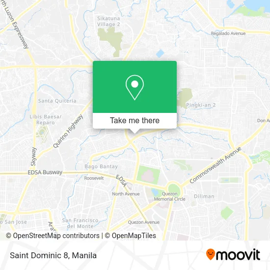 Saint Dominic 8 map