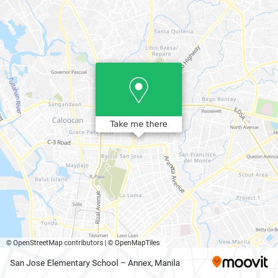 San Jose Elementary School – Annex map