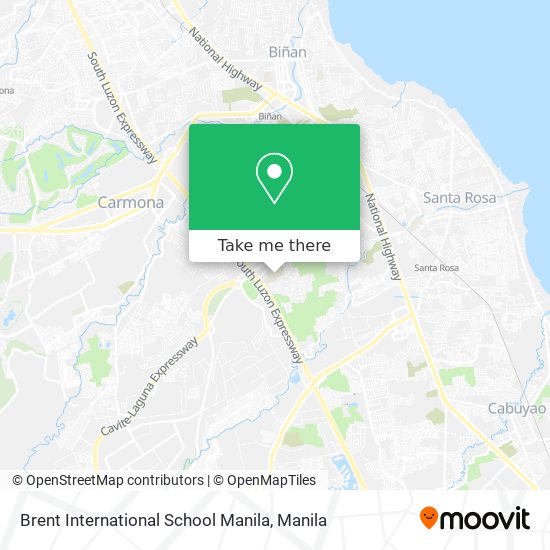 Brent International School Manila map