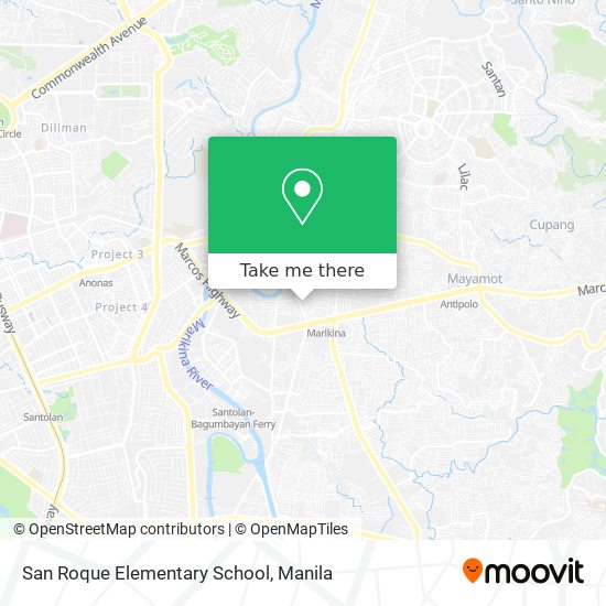 San Roque Elementary School map