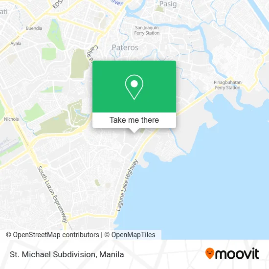 St. Michael Subdivision map