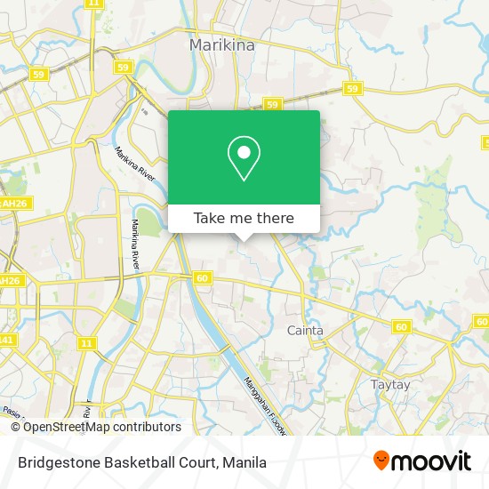 Bridgestone Basketball Court map