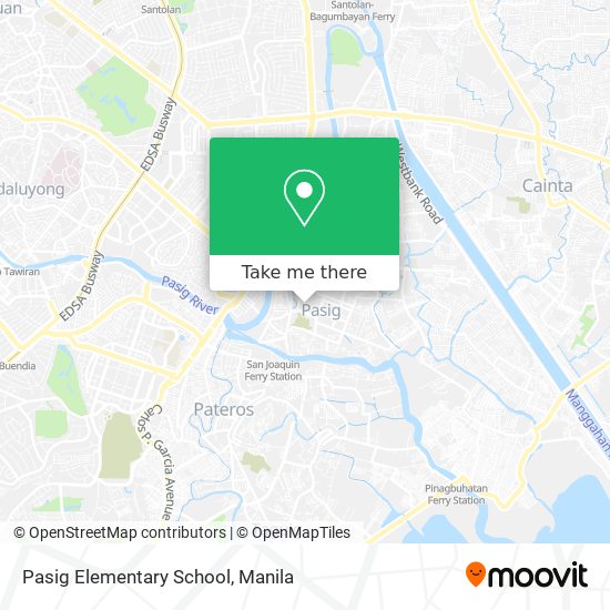 Pasig Elementary School map