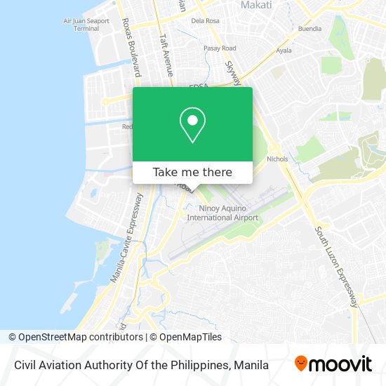 Civil Aviation Authority Of the Philippines map