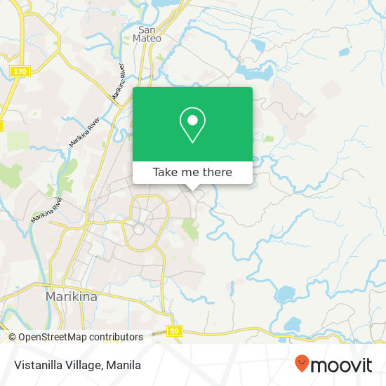 Vistanilla Village map