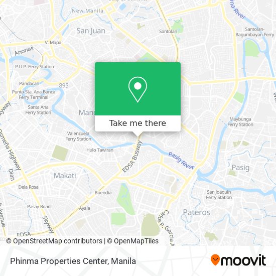 Phinma Properties Center map