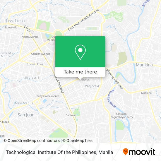 Technological Institute Of the Philippines map