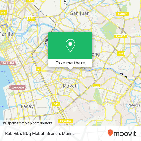 Rub Ribs Bbq Makati Branch map