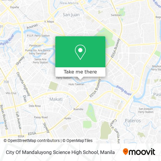 City Of Mandaluyong Science High School map