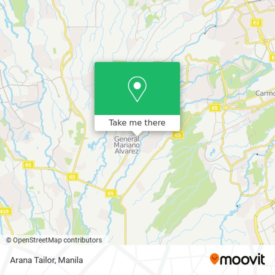 Arana Tailor map