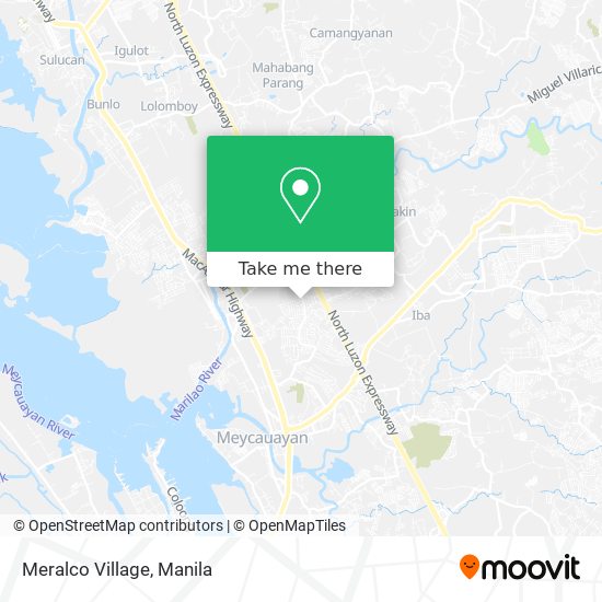 Meralco Village map