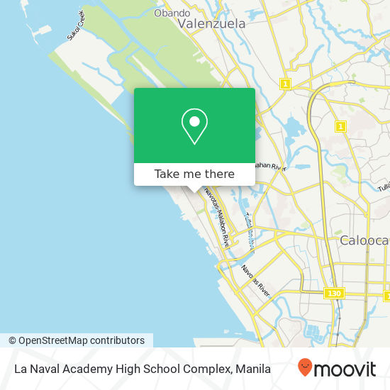 La Naval Academy High School Complex map