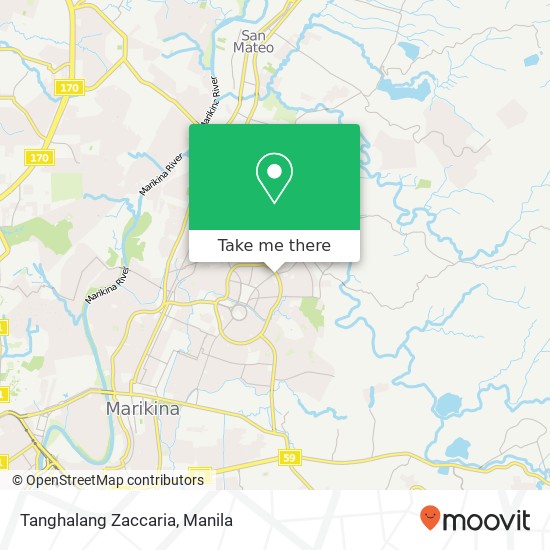 Tanghalang Zaccaria map