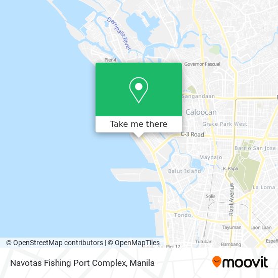 Navotas Fishing Port Complex map