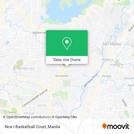 Nce I Basketball Court map