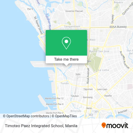 Timoteo Paez Integrated School map