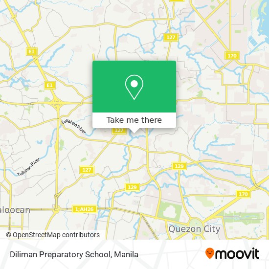 Diliman Preparatory School map