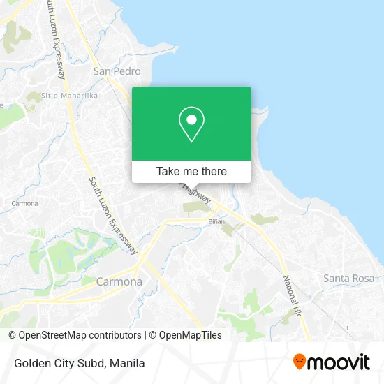 Golden City Subd map