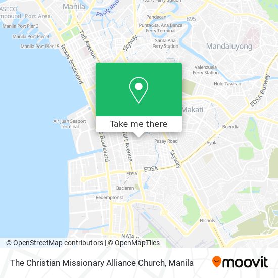 The Christian Missionary Alliance Church map