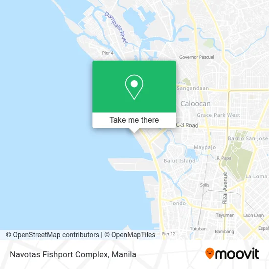 Navotas Fishport Complex map