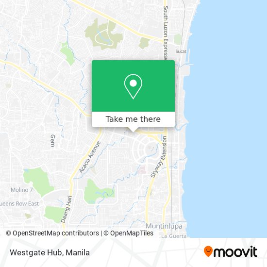 Westgate Hub map