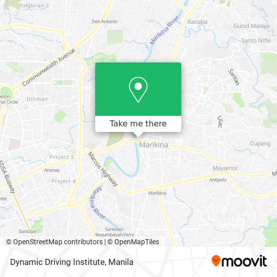 Dynamic Driving Institute map