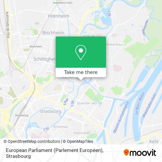 European Parliament (Parlement Européen) map