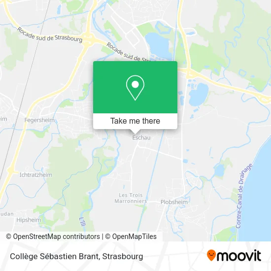 Collège Sébastien Brant map