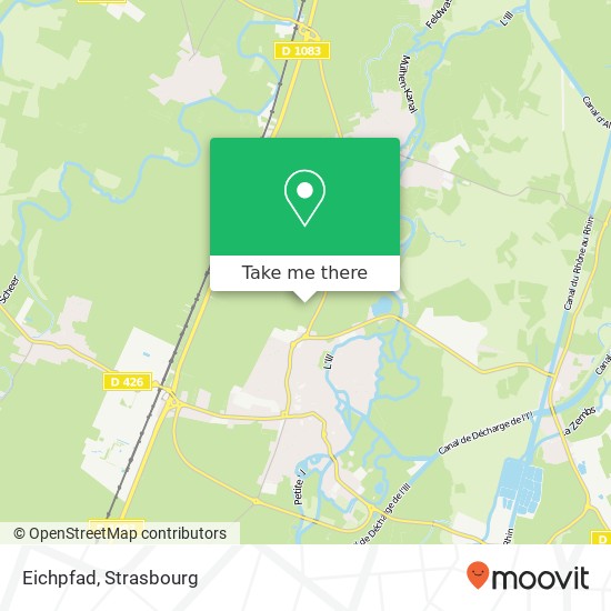 Mapa Eichpfad