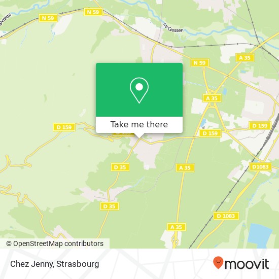 Chez Jenny map
