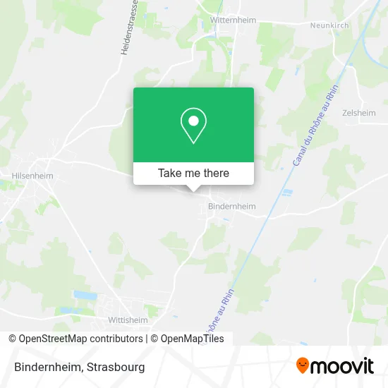Bindernheim map