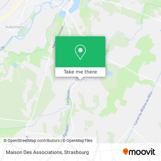 Maison Des Associations map