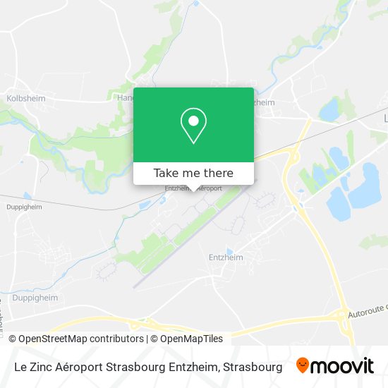 Mapa Le Zinc Aéroport Strasbourg Entzheim