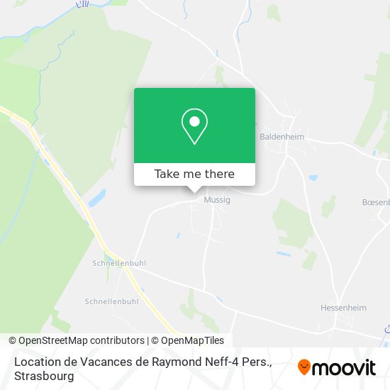 Location de Vacances de Raymond Neff-4 Pers. map