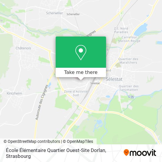 École Élémentaire Quartier Ouest-Site Dorlan map