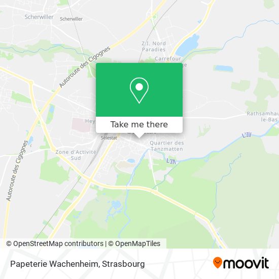 Papeterie Wachenheim map