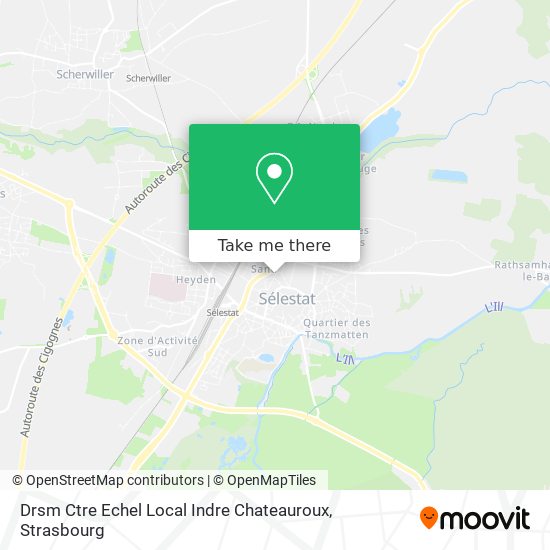 Drsm Ctre Echel Local Indre Chateauroux map