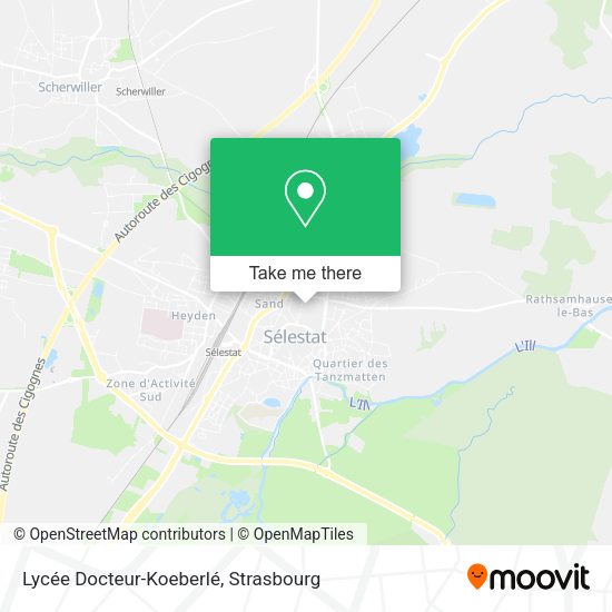 Lycée Docteur-Koeberlé map