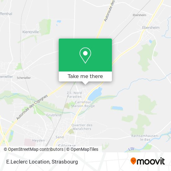 E.Leclerc Location map