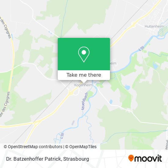 Dr. Batzenhoffer Patrick map