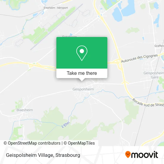 Geispolsheim Village map