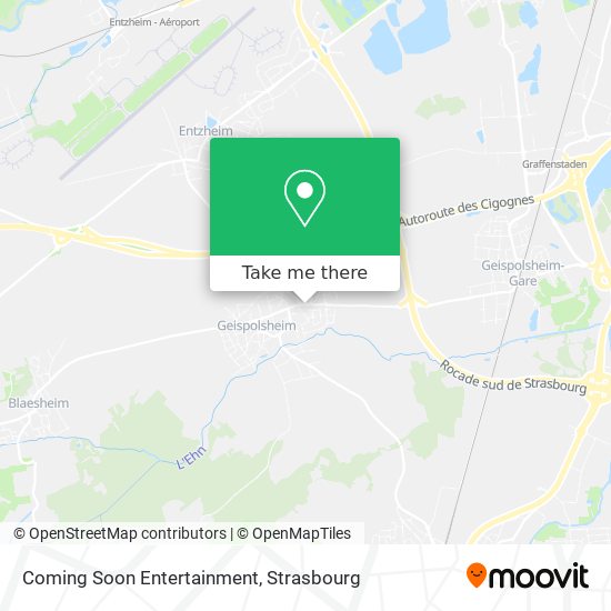 Coming Soon Entertainment map