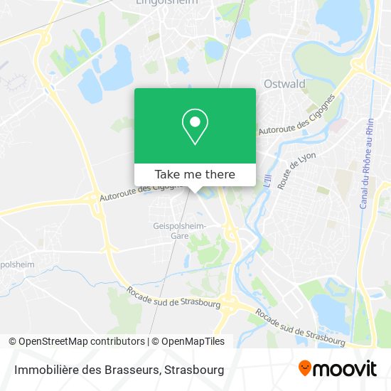 Immobilière des Brasseurs map